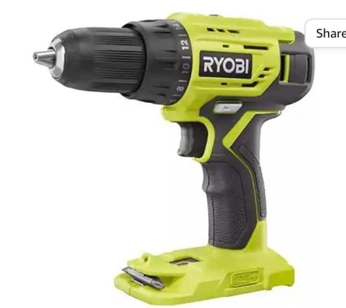 RYOBI ONE+ 18V Cordless 1/2 in. Drill/Driver (Tool Only)P215BN, Like New, Retail - $27.99 - Lot 223