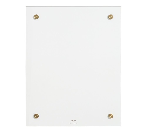 Acrylic Gallery Frame, Brass 20X25 Overall (Photo Opening:15.5" x20.5"), Like New, Retail - $129 - Lot 303