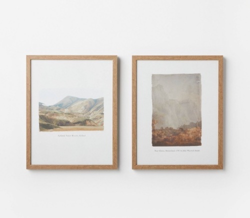 (Set of 2) 16" x 20" Glass Textbook Photo Frames - Threshold™designed with Studio McGee, Like New Retail - $60 - Lot 317