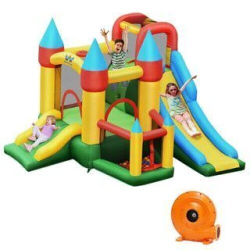 Kids Inflatable Dual Slide Jumping Castle with 780W Blower - Lot 306