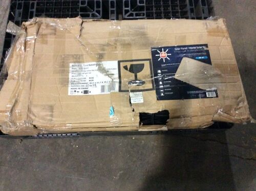 Solar Panel with Cord - Box 2 of 2 Only - Lot 314