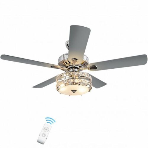 52" Classical Crystal Ceiling Fan - Lot 439