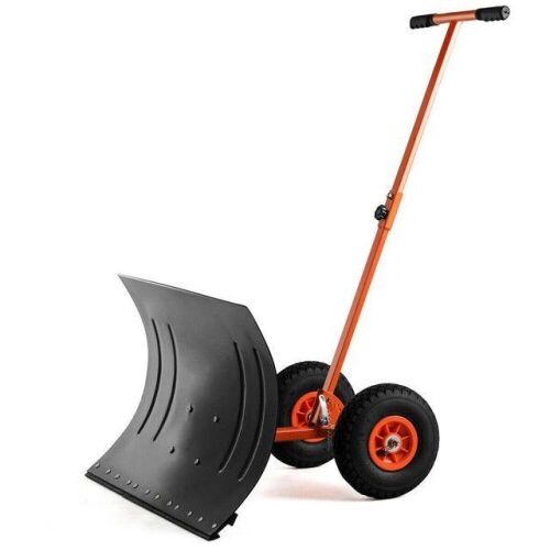 Adjustable Wheeled Snow Pusher - Lot 588