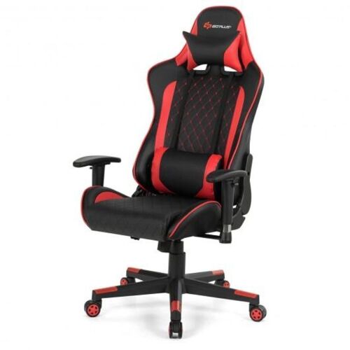 Gaming Chair with Lumbar Support and Headrest - Lot 633