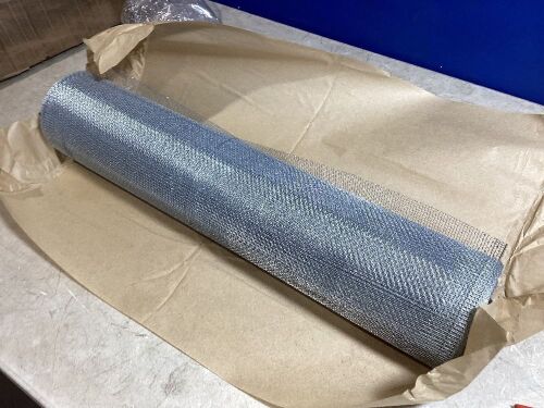 Aluminum Mesh Wire Screen - Unknown Size - Lot 826
