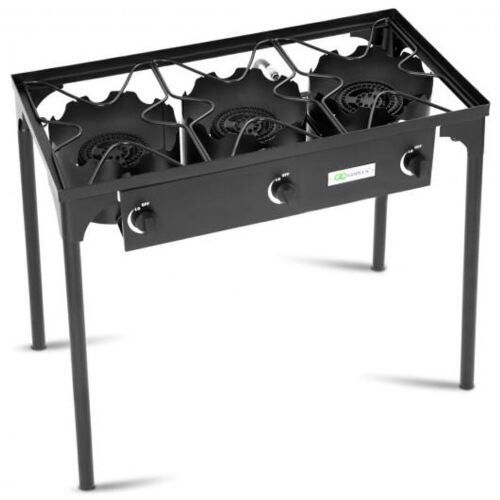 225,000BTU Portable Propane 3 Burner Gas Cooker - Lot 852