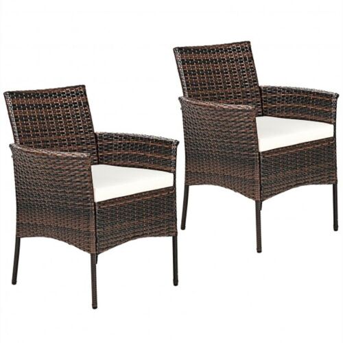 Set of (2) Rattan Patio Chairs - Lot 855