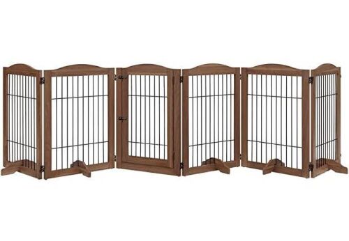 6-Panel Freestanding Dog Gate - Lot 1132
