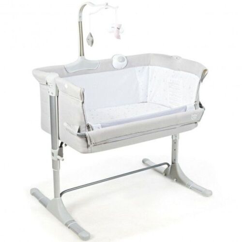 Height-Adjustable Baby Crib with Music Box and Toys - Lot 1168