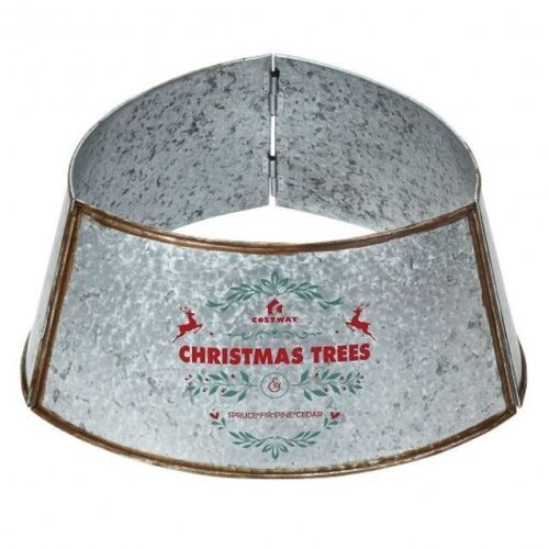 Galvanized Metal Christmas Tree Ring Cover - Lot 1193