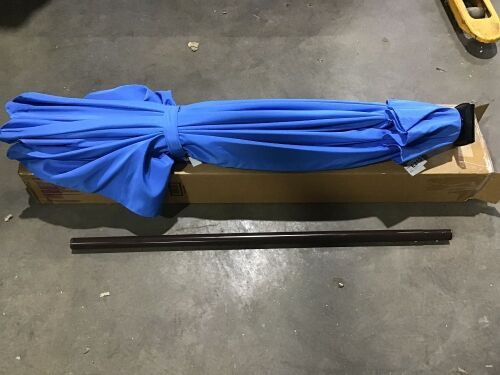 Blue Patio Umbrella - Unknown Size - Lot 227