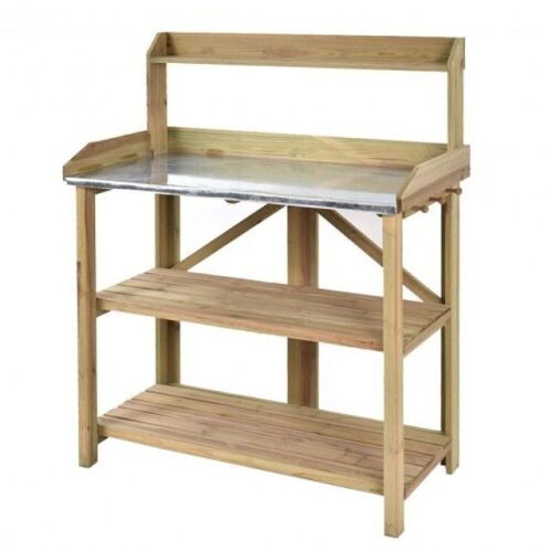 Wooden Plant Bench/Work Station - Lot 246