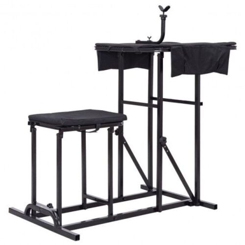 Foldable Shooting Bench with Adjustable Height Table - Lot 468
