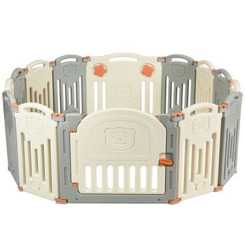 Foldable 14-Panel Baby Playpen - Lot 664