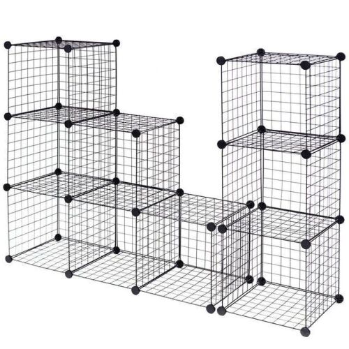 DIY 12-Cube Grid Wire Cube Shelves - Lot 515