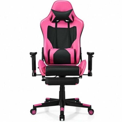 PU Leather Massage Gaming Chair - Lot 1143