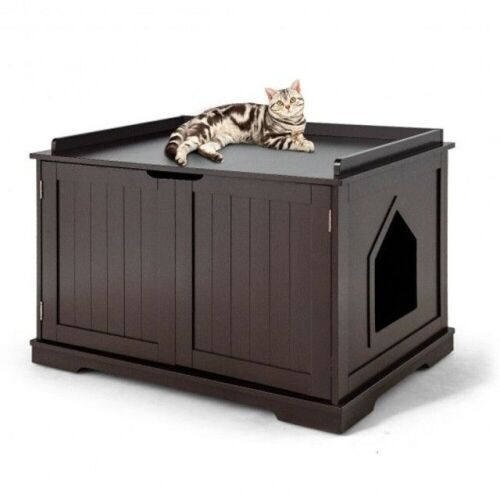 Cat Litter Box Wooden Enclosure - Lot 203