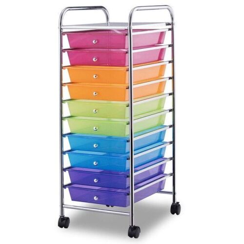 10-Drawer Rolling Storage Cart Organizer - Lot 509