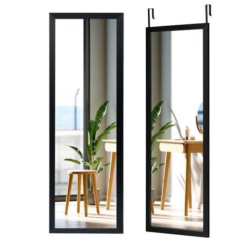 Wood Frame Full-Length Hanging Mirror - Lot 780