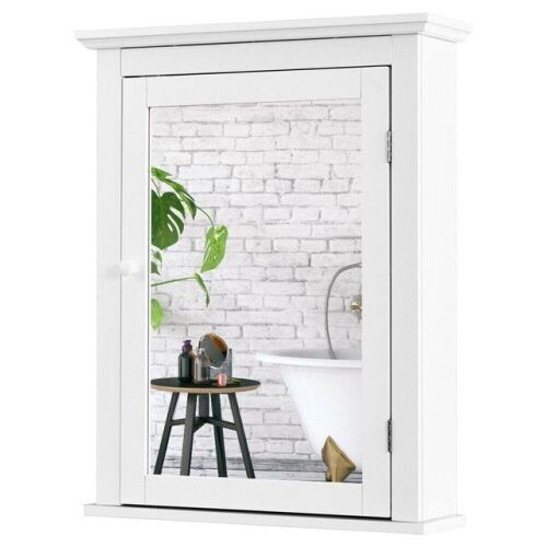 White Bathroom Medicine Cabinet - Lot 487