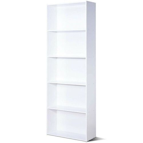 White 5-Shelf Storage Bookcase - Lot 139