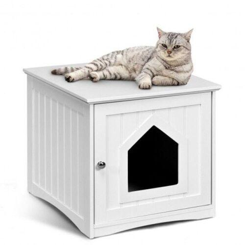 Weatherproof Cat House Nightstand - Lot 803