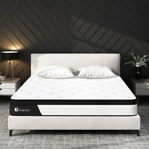 Hybrid Mattress California King Size, 12 Inch Innerspring and Gel Memory Foam - Lot 80