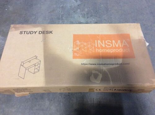 Insma Black Study Desk  - Lot 293