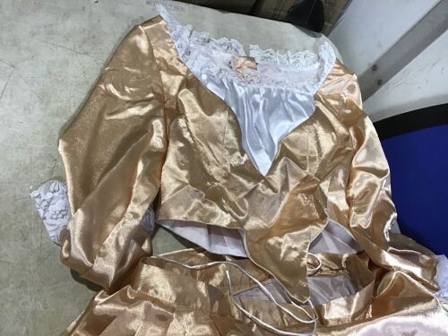 Women's Colonial Lady Corset Costume - Medium - Lot 1147