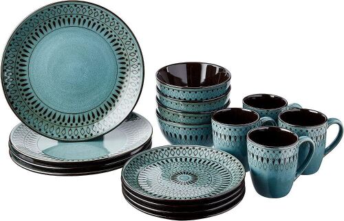 American Atelier 16 Piece Delilah Round Dinnerware Set - Lot 601