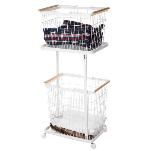 Metal Rolling Laundry Basket - Lot 356