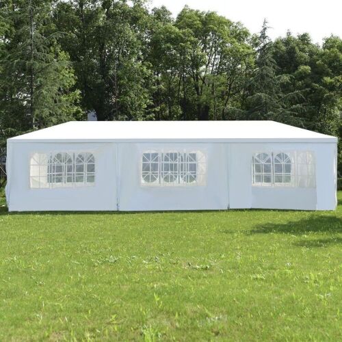 10' x 30' Outdoor Canopy Tent with Side Walls - Lot 455