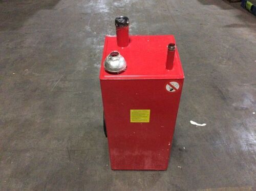 Zimtown 30 Gallon Gas Storage Caddy Rotary Pump - For Parts or Repair  - Lot 295