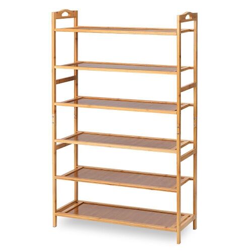 6-Tier Bamboo Plant Rack - Lot 634