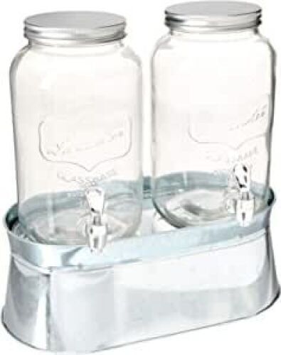 Set of (2) Glass Drink Dispensers - The Pioneer Woman - Lot 665