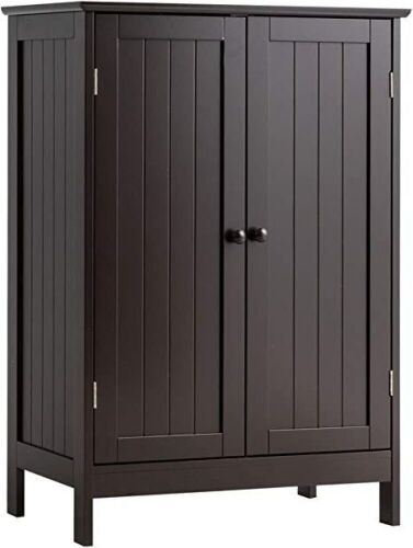Brown Bathroom Storage Cabinet - Lot 522