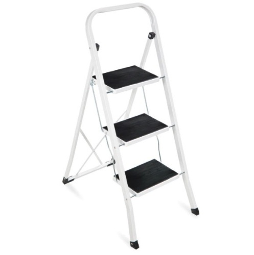 3-Step Portable Folding Step Ladder w/ Non-Slip Feet, 330lb Capacity, Appears New - Lot 212