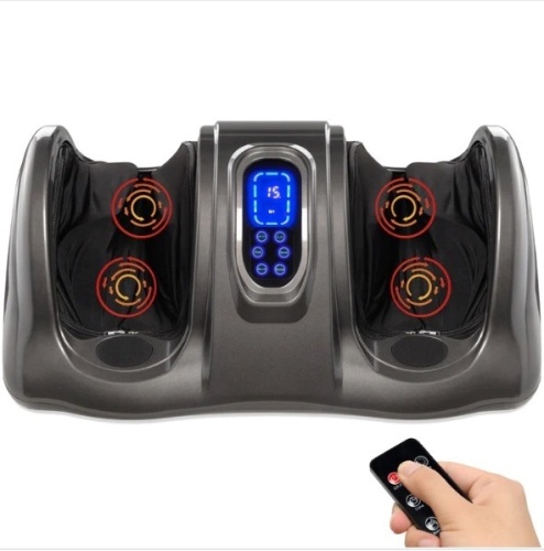 Therapeutic Foot Massager w/ High Intensity Rollers, Remote, 3 Modes, Powers On, Appears New - Lot 252