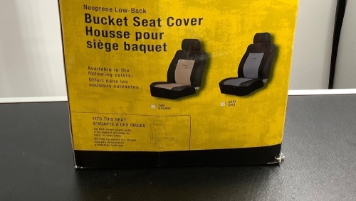 Bucket Seat Cover, Gray, Ecommerce Return - Lot 175