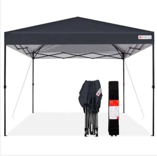 One-Person Setup Instant Pop Up Canopy w/ Wheeled Bag - 10x10ft, Appears New - Lot 129