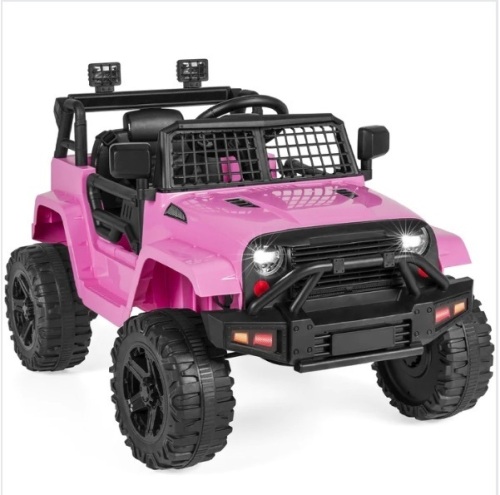 12V Kids Ride-On Truck Car w/ Parent Remote Control, Spring Suspension, Ecommerce Return, Untested - Lot 333