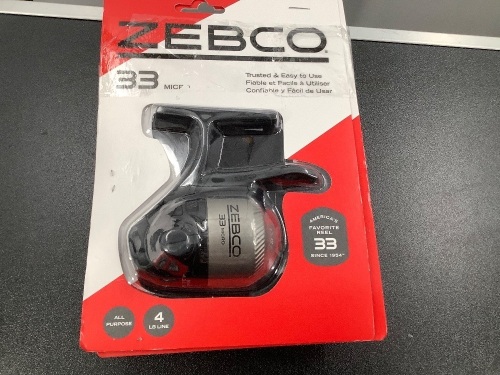 Zebco 33 Micro Reel, Appears New - Lot 342