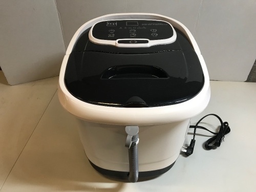 Portable Foot Bath Massager with Temperature Control, Powers On, Appears New - Lot 381