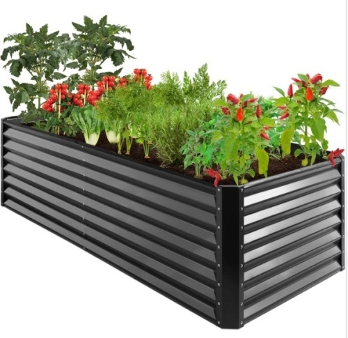 Outdoor Metal Raised Garden Bed for Vegetables, Flowers, Herbs - 8x4x2ft, Appears New - Lot 290