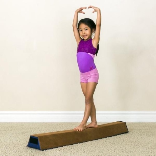 4ft Kids Gymnastics Sectional Floor Balance Beam - Lot 48