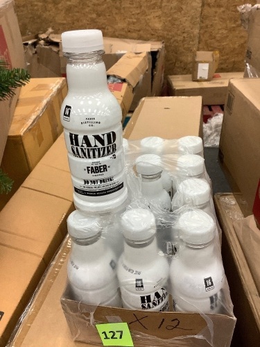 Hand Sanitizer x12 - Lot 127