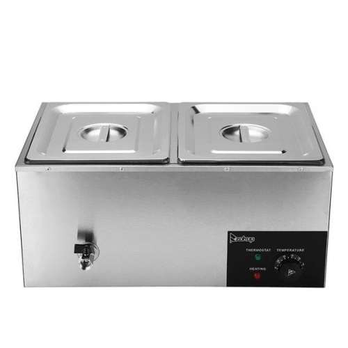 ZOKOP XTC1P-1/2 110V 600W 10.6QT/10L 2 Cells Bain Marie Food Warmer - Lot 181