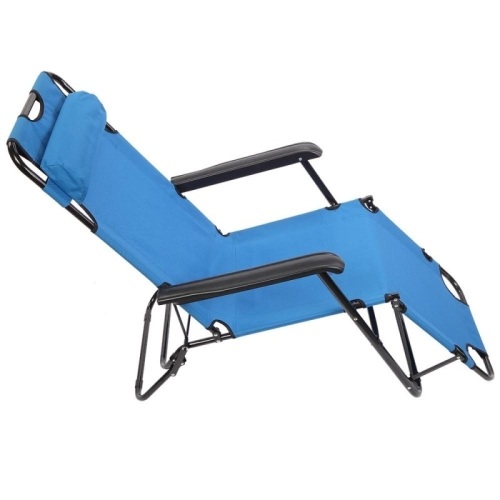 Folding Recliner Zero Gravity Lounge Chair Outdoor Patio Pool Beach Lawn - Lot 258