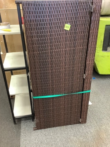 Wicker Cabinet - Lot 383
