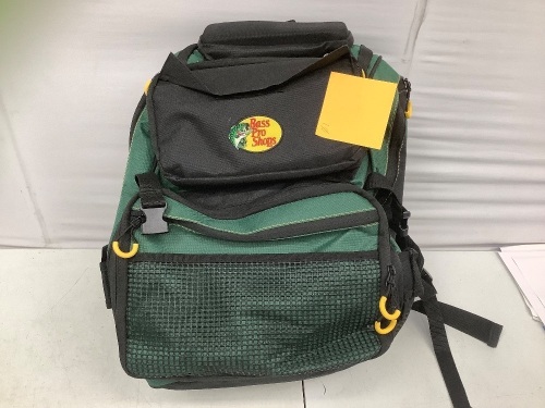 Angler Backpack w/ Containers & Small Lot of Fishing Accessories - Lot 107